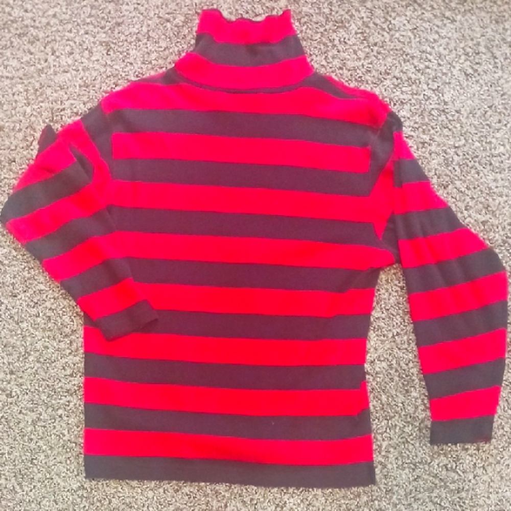 Striped Turtleneck